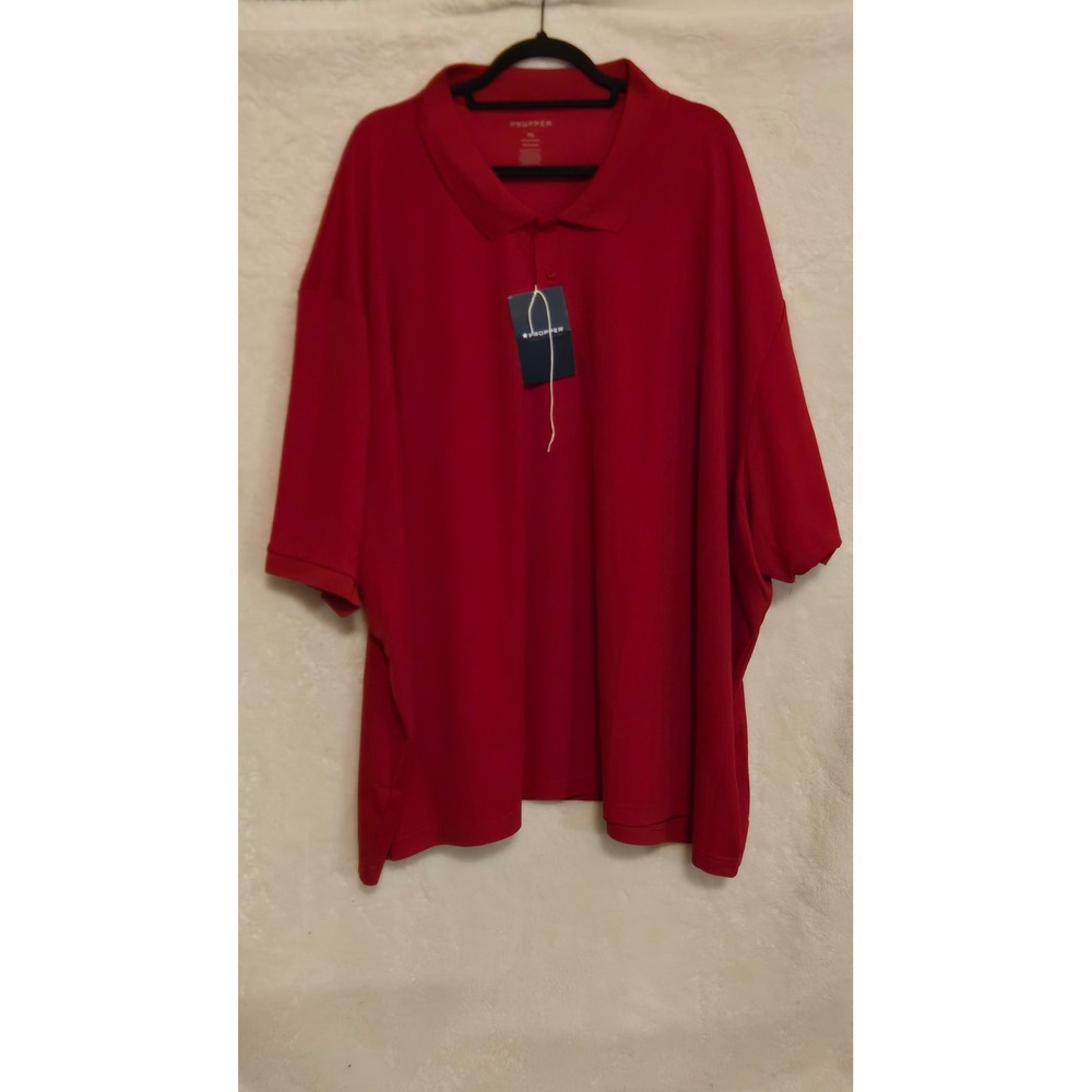 Propper Mens 7XL Red Tactical Polo Shirt Short Sleeve Size New With Tags